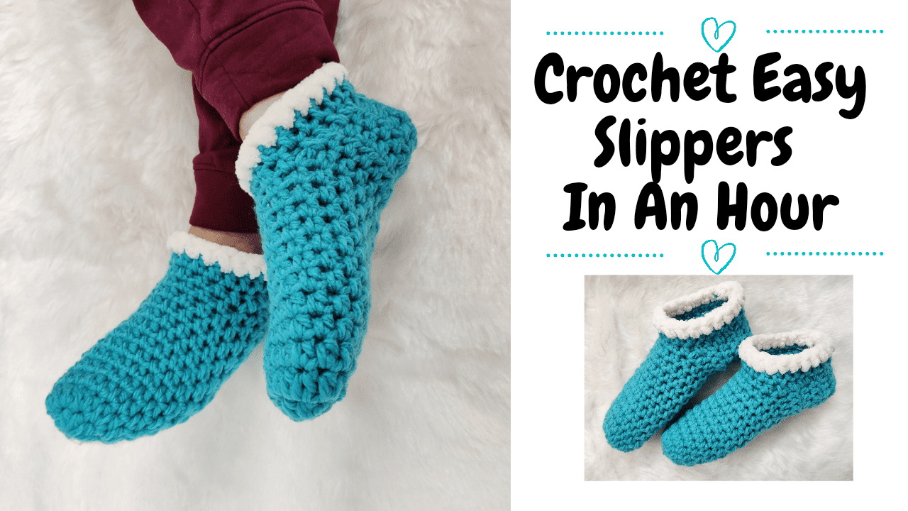 Super Easy Slipper Socks - Yay For Yarn