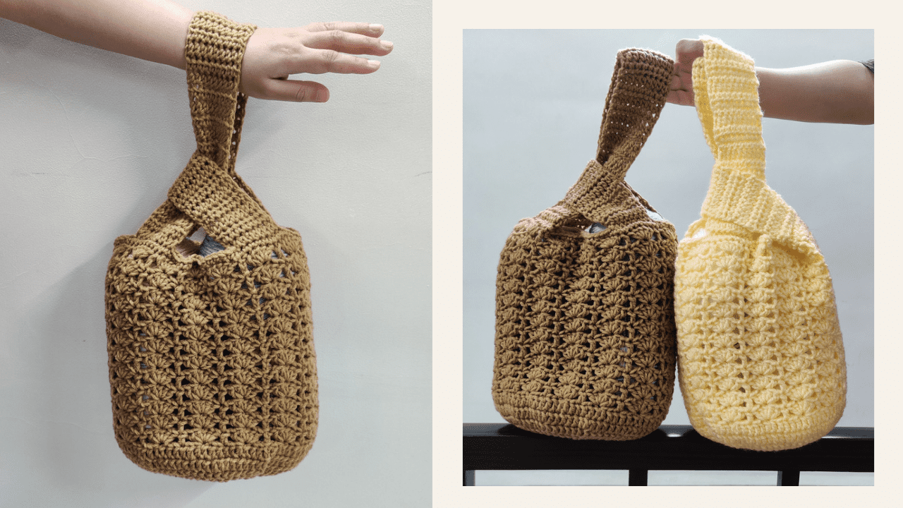 TUTORIAL : JAPANESE BAG A CROCHET 